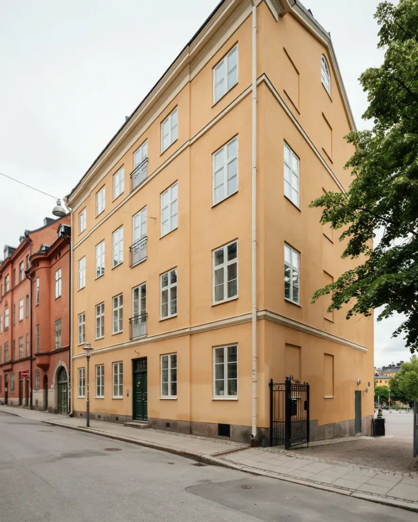 fasadrenovering och f nsterbyte i bostadsr ttsf rening vid mariatorget